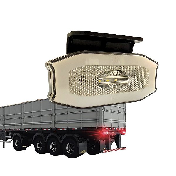 LANTERNA LATERAL EXCLUSIVE E-VISION COM GUIA DE LUZ CRISTAL