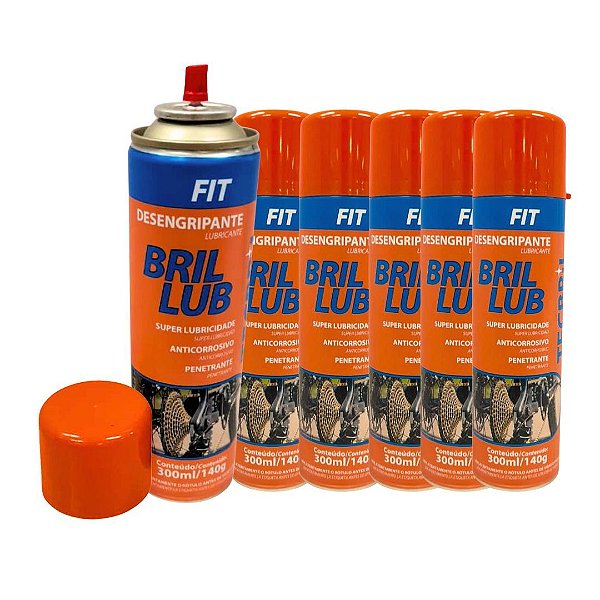 KIT 6  DESENGRIPANTE LUBRIFICANTE ANTIFERRUGEM SPRAY AUTO