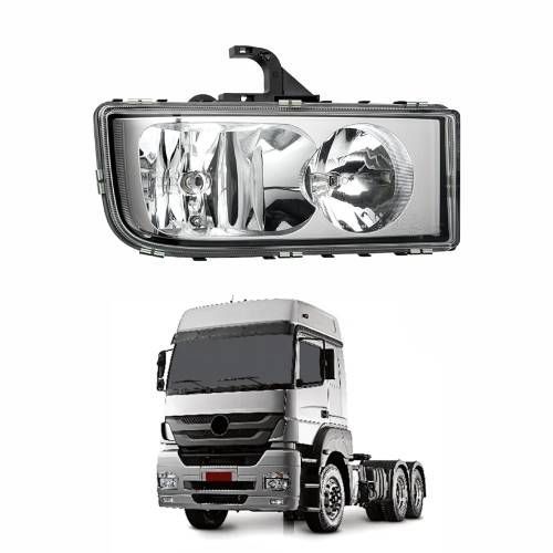 FAROL PRINCIPAL PARA MERCEDES AXOR APÓS 2005 ESQUERDO HELLA