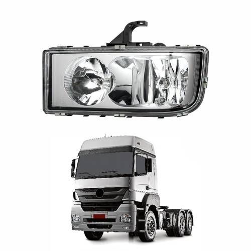 FAROL PRINCIPAL PARA MERCEDES AXOR APÓS 2005 DIREITO HELLA