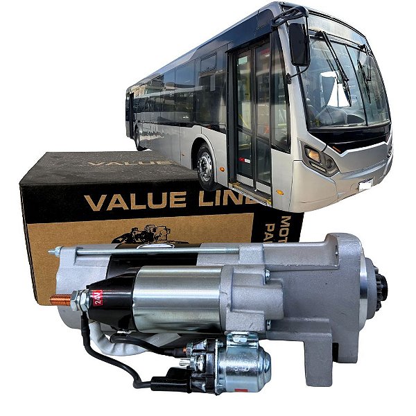 MOTOR PARTIDA ARRANQUE PARA ONIBUS VOLVO 24V MOTOR M90P