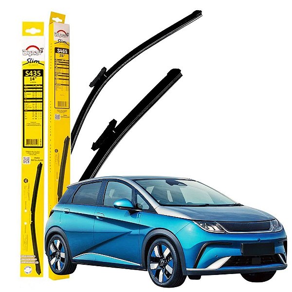 PAR PALHETA LIMPADOR DIANTEIRO PARA BYD DOLPHIN +2023 DYNA