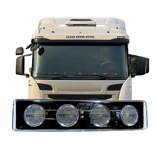 LANTERNA TAPA SOL PARA SCANIA SÉRIE 5 LED 24V CRISTAL GF