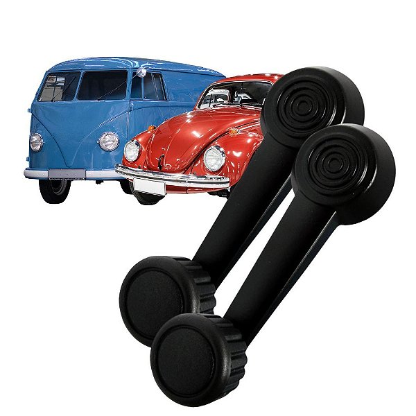 PAR MANIVELA VIDRO ACESSORIO PARA VW KOMBI GOL BRASILIA
