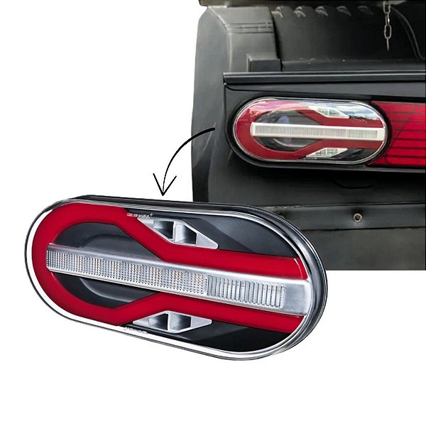 LANTERNA TRASEIRA MODULO R PARA RANDON CARRETA 5 VIAS BIVOLT