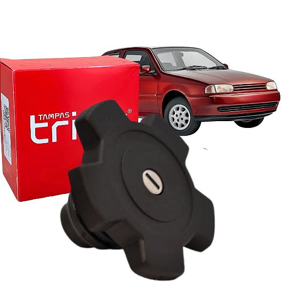 TAMPA COMBUSTIVEL PARA GOL SAVEIRO KOMBI C CHAVE TRINK PRETO