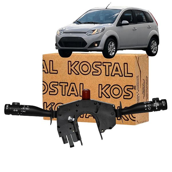 CHAVE DE SETA COLUNA PARA FORD FIESTA 2010 A 2014 12V KOSTAL