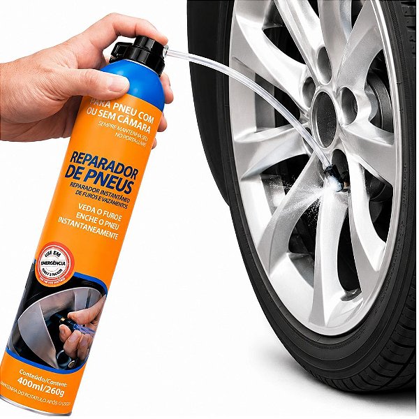 REPARADOR PNEUS VEDA INSTANTANEO FURO AUTOMOTIVO MOTO TECPRO