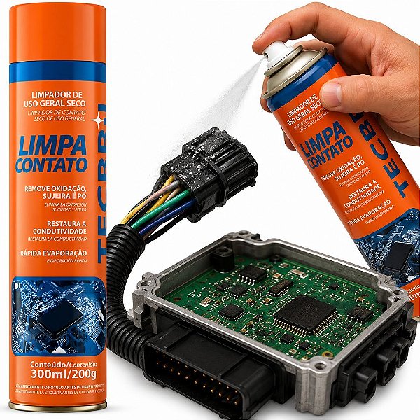 Limpa Contato Spray Placas  Eletronicas Tecbril Uso Geral