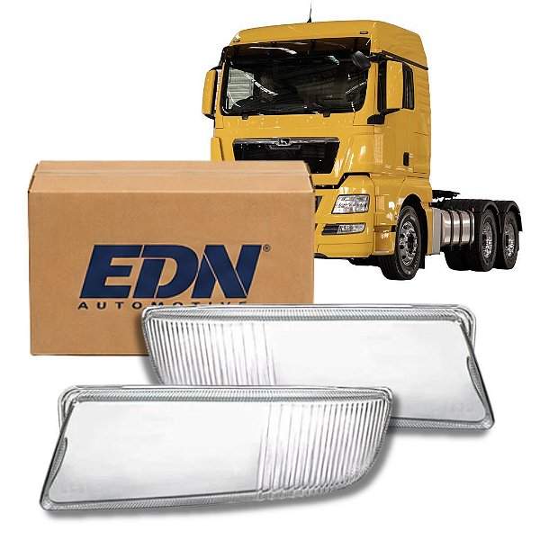PAR LENTE FAROL AUXILIAR PARA MAN TGX CRISTAL AMBOS LADOS