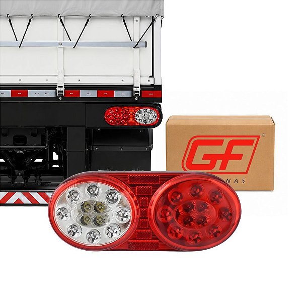 LANTERNA TRASEIRA LED BIVOLT UNIVERSAL PARA RANDON - GF