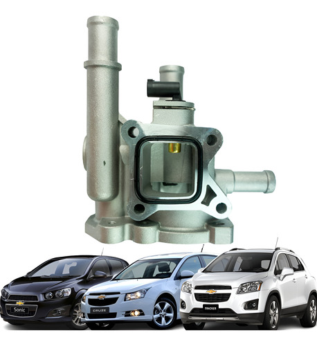 Carcaça Válvula Termostática Cruze Tracker 1.8 Sonic Ecotec