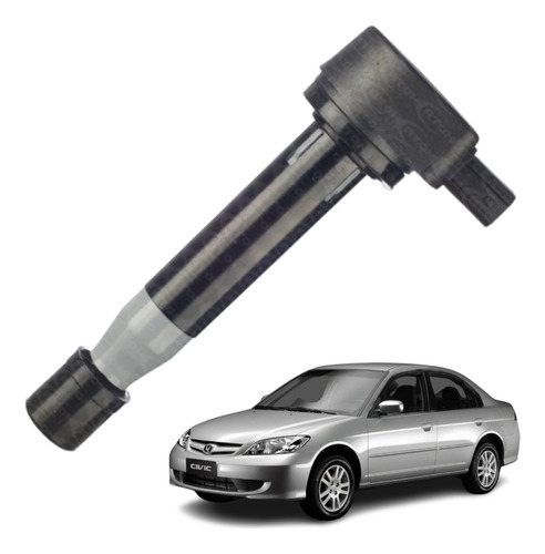 Bobina Igniçao P/ Honda Civic 1.7 2001 2002 2003 2004 2005