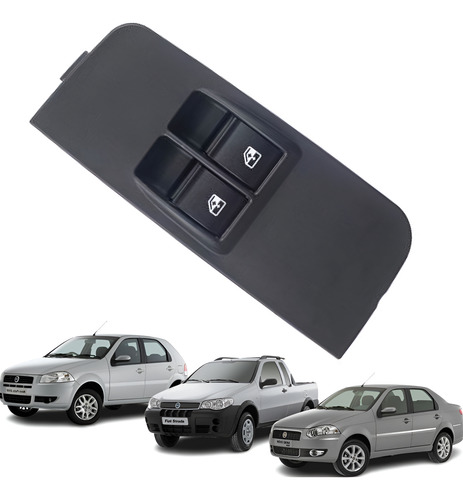 Botao Vidro Elétrico Fiat Palio Strada Siena 2004 A 2012