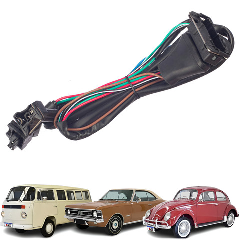 Chicote Ignição Eletrônica Fusca Opala Kombi 7 Pinos Hall