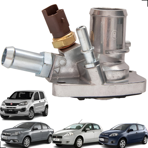 Válvula Termostática Palio Fire Evo Fiat Uno Fiorino 1.0 1.4