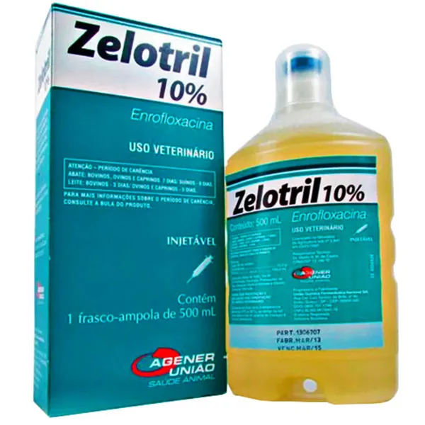 Zelotril 10% Inj. 500 Ml.
