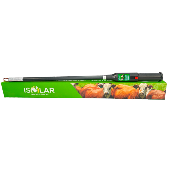 Ferrão Eletrônico Picana S/Mola Recarregável ISOLAR 80 cm