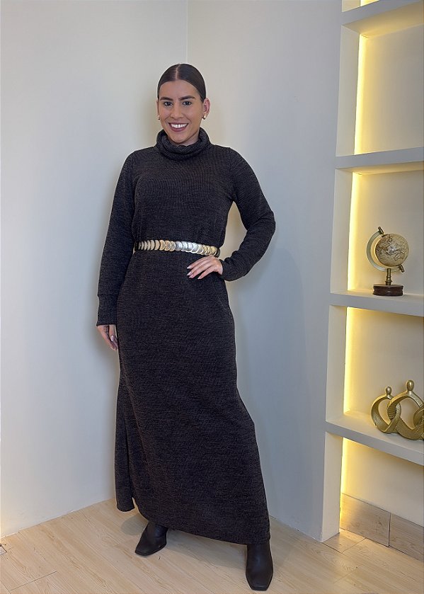 Vestido Lanzinha Mid - Preto