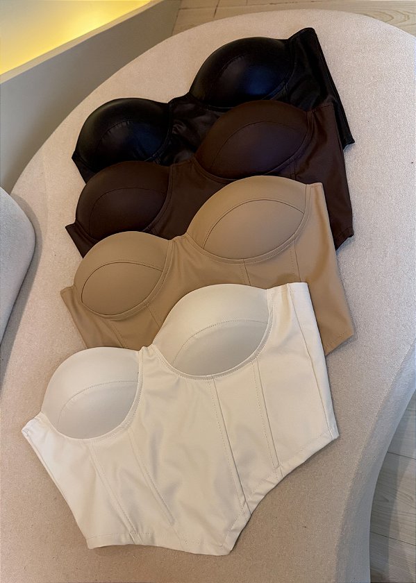 Corselet Couro Eco
