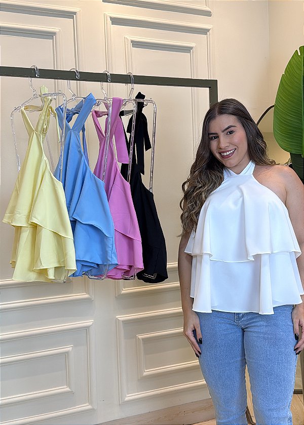 Blusa  Babados