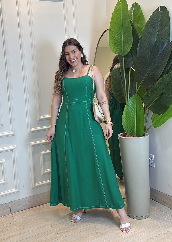 Vestido Marrant - Verde Bandeira