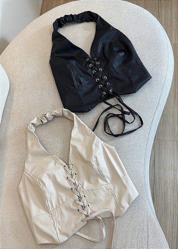 Corselet Couro