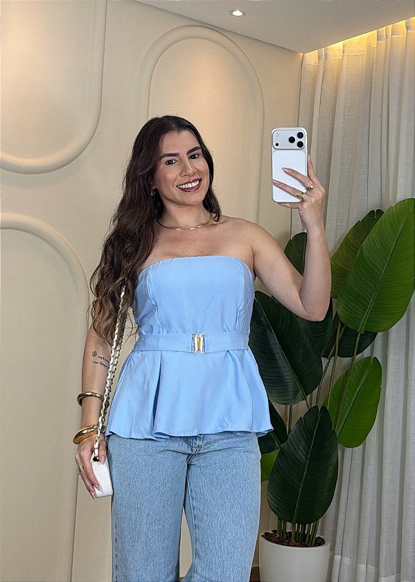 Blusa Tecido Marrant Modelo Tomara que Caia