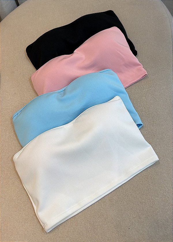 Top Faixa Feminino de Poliamida com Bojo – Conforto e Versatilidade