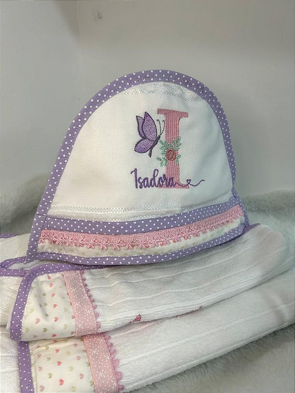 Toalha de Banho para Bebê com Capuz – 1,20x70cm