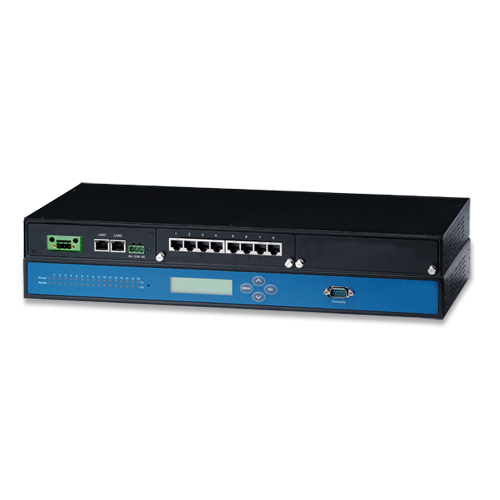Serial Server p/ Rack  8 Portas Seriais RS-232/422/485 com conectores RJ45