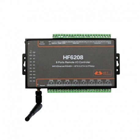 Controlador remoto para 8 portas I/O