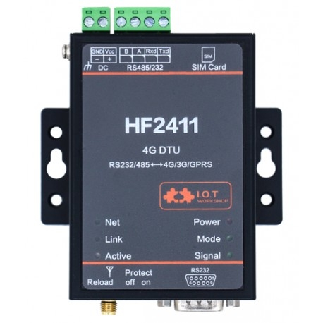 Conversor 4G/3G p/ 1 Porta Serial RS232/422/485