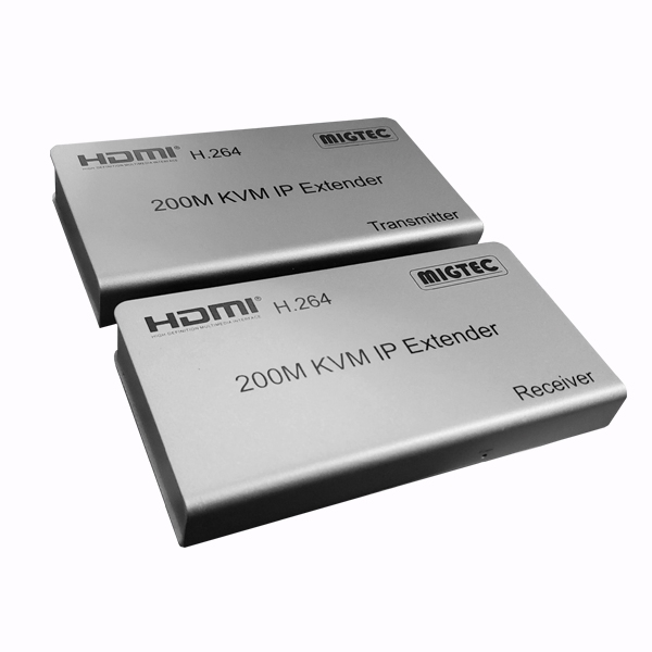 Extensor HDMI  200mt com função KVM IP