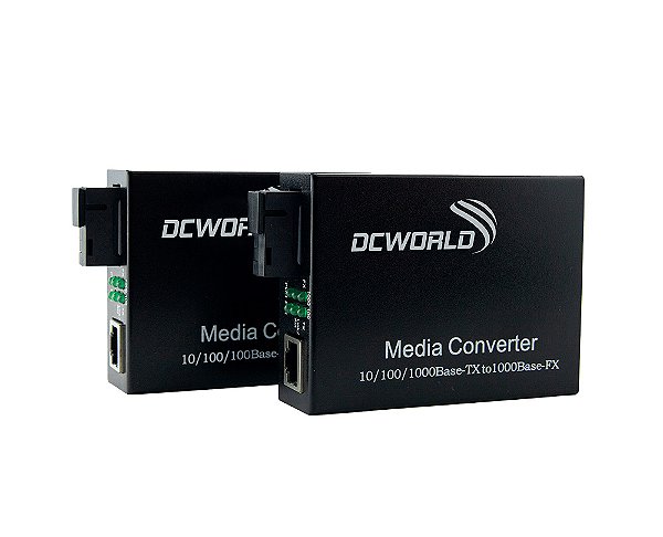 Conversor de Fibra WDM MONOMODO Giga  20KM SC (A-B)