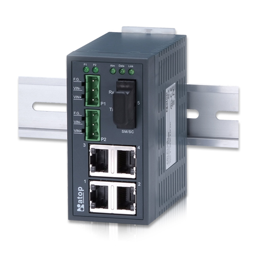 05 PORTAS 10/100 Mbps + 01 FIBRA