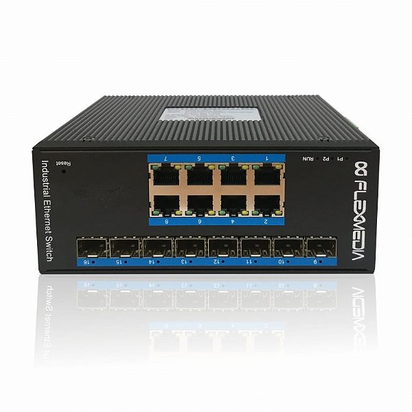 08 PORTAS GIGA + 08 PORTAS SFP