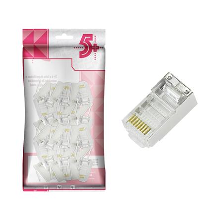 Plug Rj45 8x8 Cat5e - Blindado