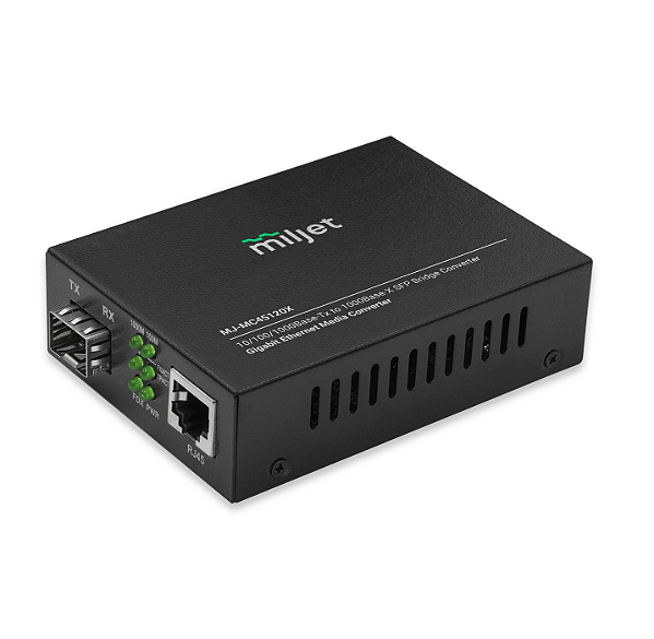 Conversor de Fibra com SLOT SFP e 01 Porta RJ45 Giga