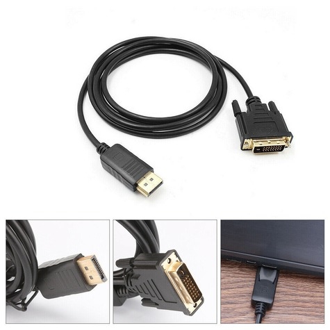 Cabo DISPLAYPORT para DVI 1,80 MTS