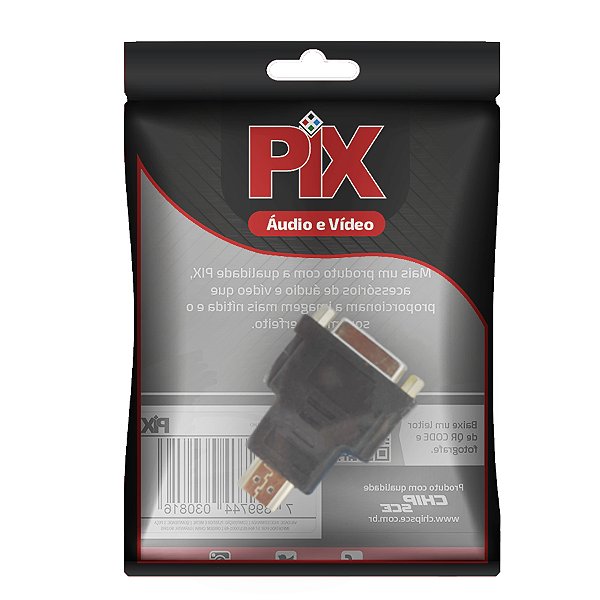 Adaptador DVI Fêmea Para HDMI Macho