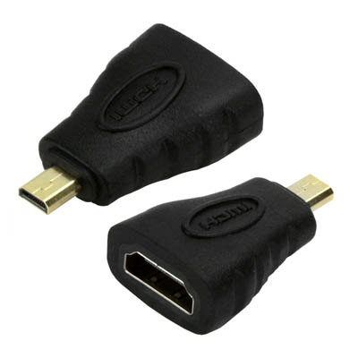 Adaptador Micro HDMI Macho para HDMI Fêmea