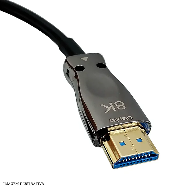 Cabo HDMI 2.1 Fibra Óptica 8K Ultra HD