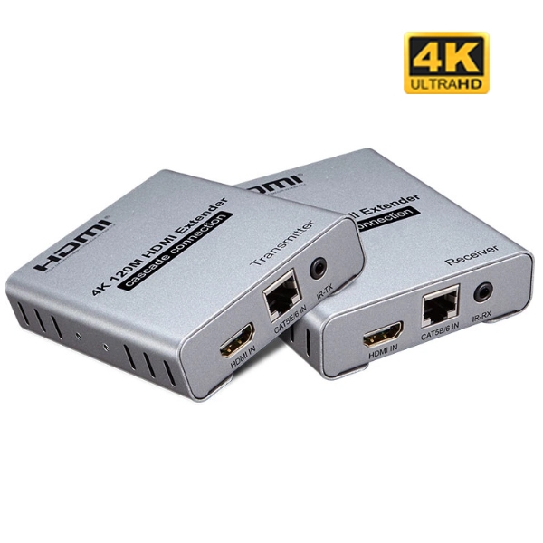Extensor HDMI 4K via Cabo UTP 120 metros