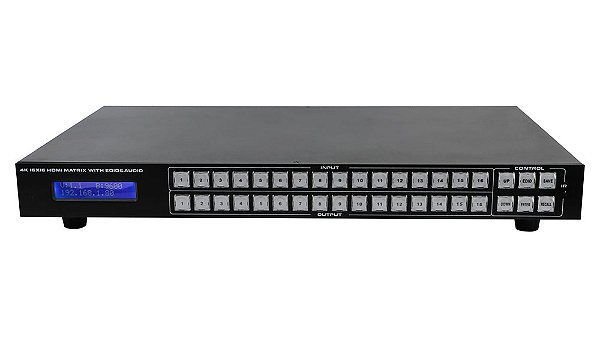 Matrix HDMI 16 entradas X 16 saidas