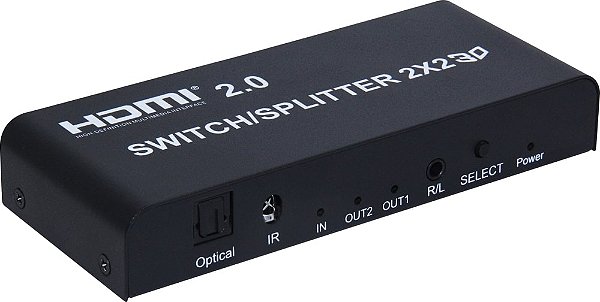 Switch/Splitter HDMI 2×2 4K 60 HZ