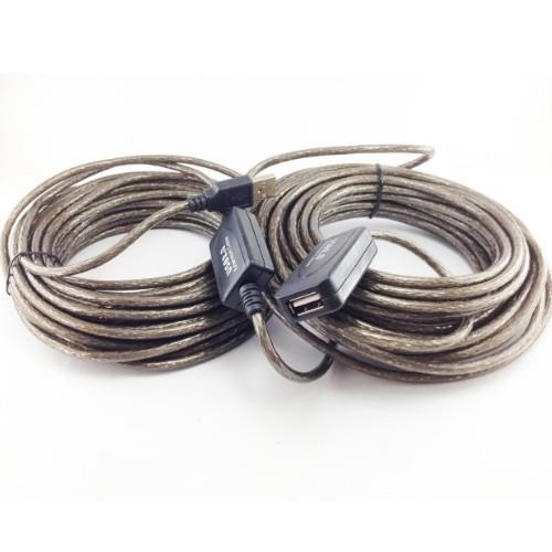 Extensor USB 2.0 Ativo 20m Macho-a Fêmea-a