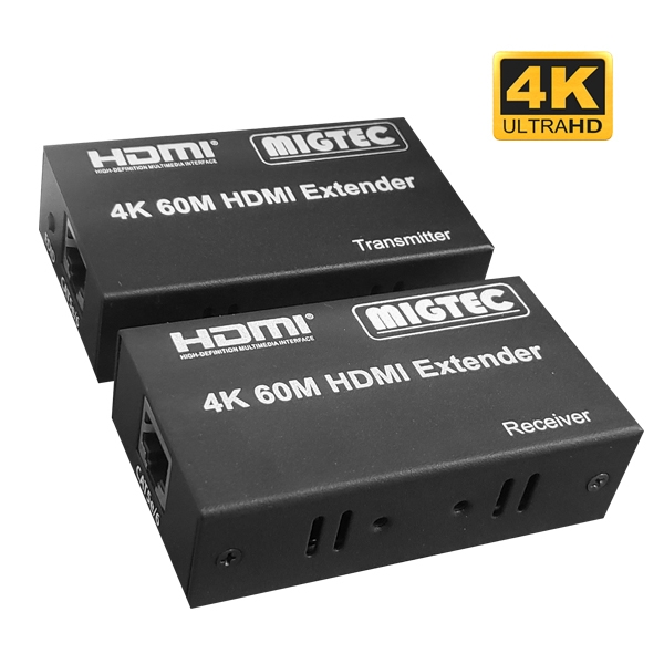 Extensor  HDMI 4K via Cabo UTP  60 metros