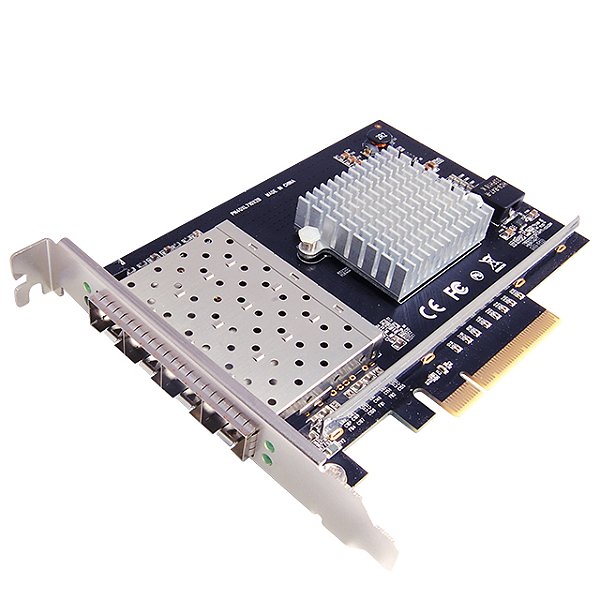 Placa de Rede 04 Portas Ethernet SFP