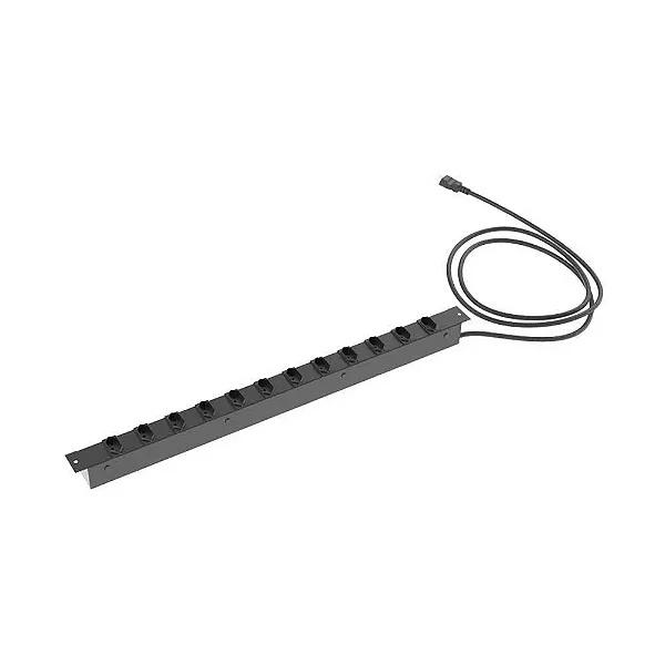 Régua para Rack 19" com 08 Tomadas 10 A com Disjuntor